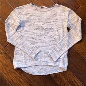 H&M: White ‘Aim for the Stars’ Long Sleeve